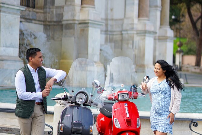 Rome Vespa Scooter Tour with Professional Photographer - Gianicolo Hill and Terrazza del Gianicolo: Rome’s Skyline in a Short Finale