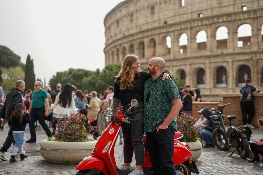 Rome Vespa Tour with Professional Photoshoot - The Professional Photo Part: 20 Photos Per Person