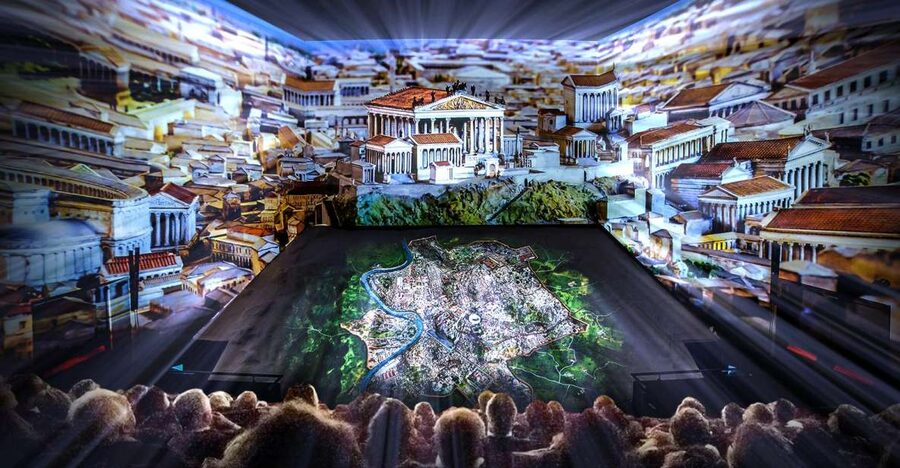Rome: Welcome To Rome Immersive Multimedia Show - Where to find Welcome To Rome in Rome, and what the room is like
