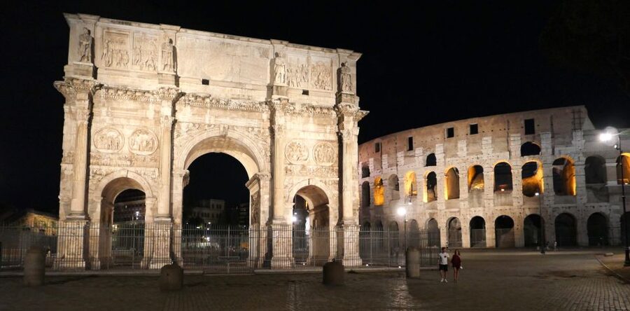 Rome: Wonders of Ancient Rome at Dusk - Outside the Colosseum: construction, gladiators, and the stories that connect it all