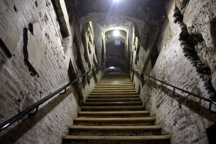Secrets Below Rome: Tour Catacombs and Ancient Appian Way - St. Paul Outside the Walls, mosaics and a calm finish