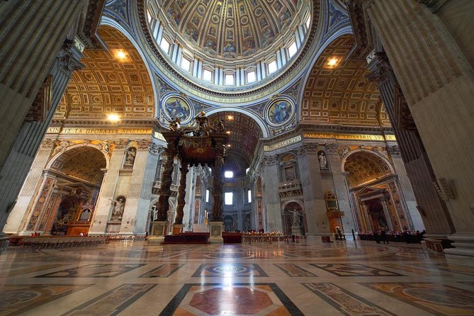 St. Peter’s Basilica Priority Access Tour with Dome & Crypt - The crypts and papal tombs underfoot: history you can actually stand near