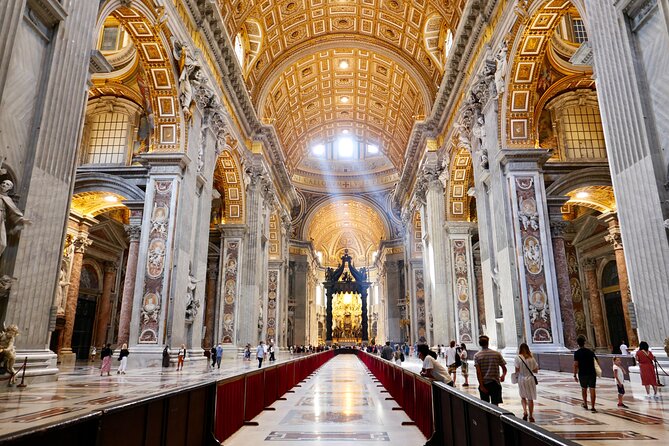 Tour of St Peter's Basilica with Dome Climb and Grottoes - Vatican Grottoes: the tomb area and touching the older walls