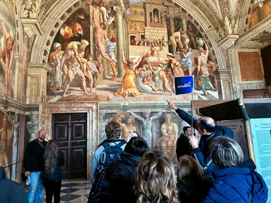 Vatican Museums, Sistine Chapel & Skip-the-Line Basilica - Starting at Bar Da Paolo and getting through the first bottleneck